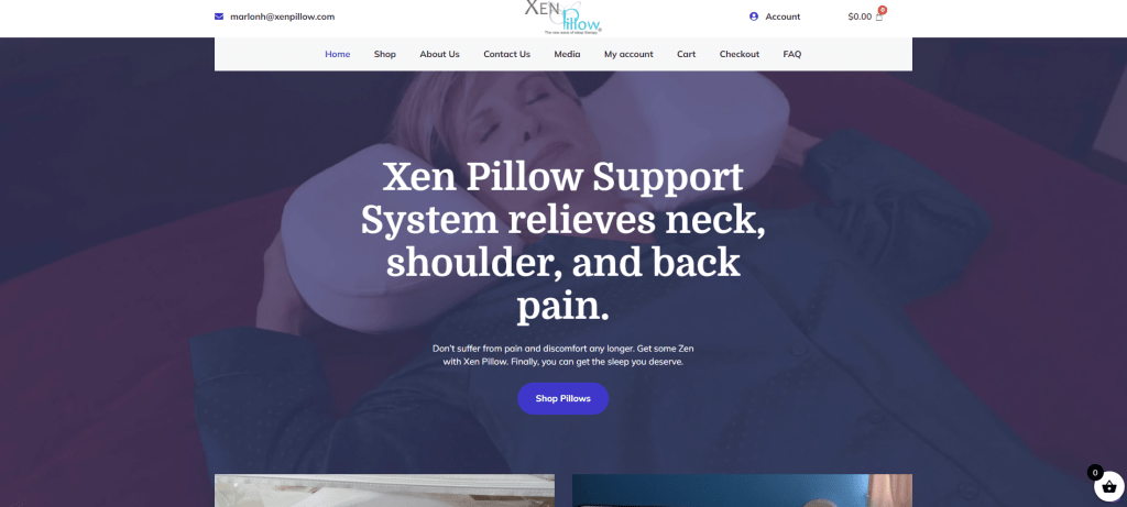 xen pillow site snip